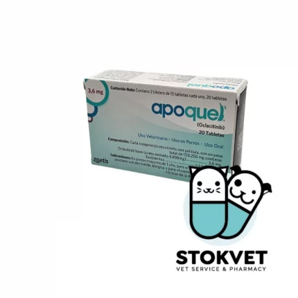 Comprimidos Apoquel 3.6mg para perros caja 20 unidades