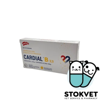 Tableta palatables Cardial B/2.5 caja de 2 blísters con 10 comprimidos