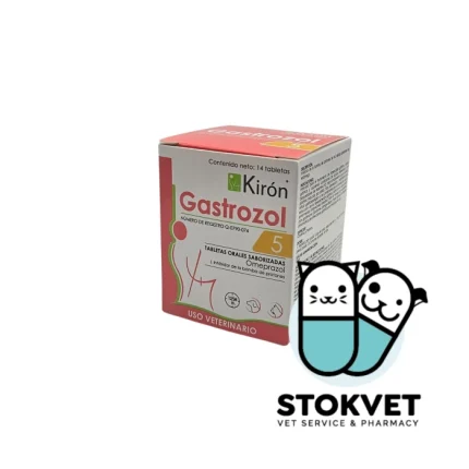Tabletas Kirón Gastrozol 5mg caja con 14 unidades