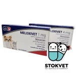 Tabletas orales MELOXIVET para perros y gatos caja con 30 unidades