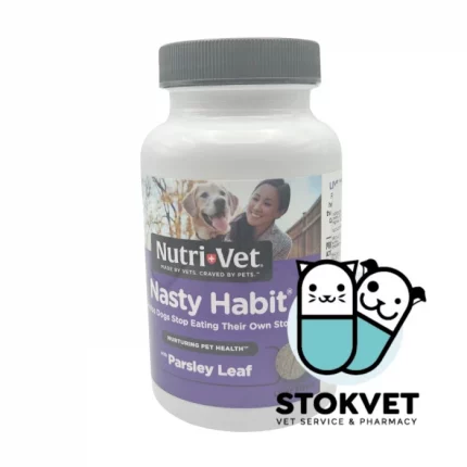 Nasty Habit suplemento en tabletas para evitar la coprofagia