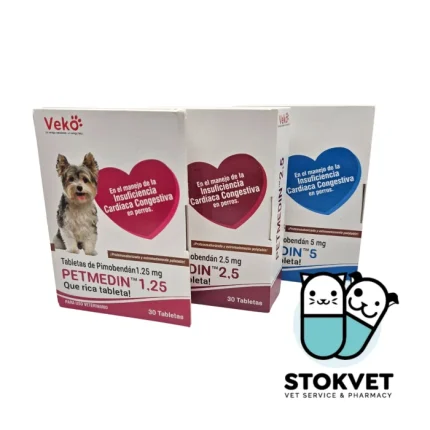 Tabletas PETMEDIN caja con 30 unidades