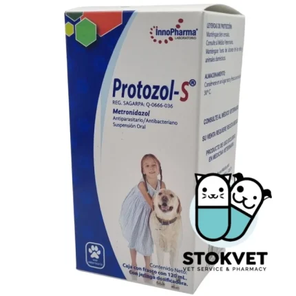 Suspensión oral Protozol-S frasco de 120ml