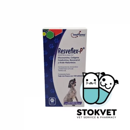 Tabletas orales Resveflex-P frasco de 100 unidades