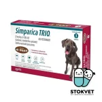 Simparica TRIO tabletas masticables para perros de 40kg a 60kg