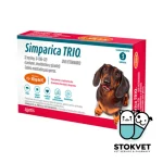 Simparica TRIO tabletas masticables para perros de 5kg a 10kg