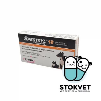 Comprimidos Spectryl de 10mg para perros y gatos caja de 20 unidades
